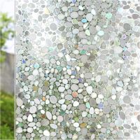 Rainbow Window Film Privacy  3D Static Cling Decoration Self Adhesive Film Vinyl for UV Blocking Heat Control Glass Stickers Window Sticker and Films