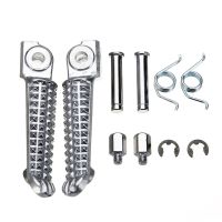 Motorcycle Footrest 1 Pair High Quality Aluminum Alloy R&amp;L Front Foot Pegs For Yamaha FZ1 FZR600 FZ6 FZ6R YZF R1 FZ400 FJR1300 Pedals