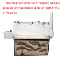 Ant Farm Water Feeder Ant Nest ภายนอก Magnetic Garbage Area และ Feed Water Tower Ant ดื่มขวด Anthill Accessories2023