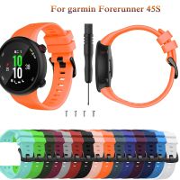 hengilcevwf494 New Fashion Sport silicone Replacement wriststrap For Garmin forerunner 45S smart watch Accessories For forerunner 45S watchband