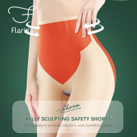 Flarixa Seamless Shaping High Waist Womens Shorts Ice Silk Safety Pants Breathable Slimming Underwear Comfort Boxer Briefs