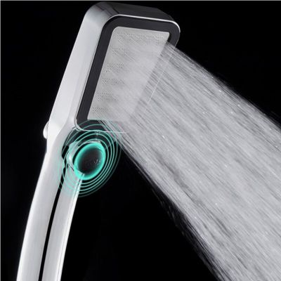 Hot Sale 300 Holes Shower Head Water Saving One Key To Stop Water Nozzle High Pressure Rainfall Shower Head Bathroom Accessories Showerheads
