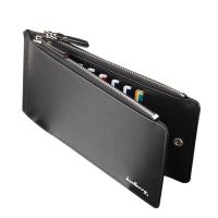 Men Business Style Leather Card Holder Billfold Purse Long Wallet Multi-card position Card Holder Clutch Wallets Carteira #5$