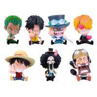 ฟิกเกอร์อะนิเมะโจรสลัด Warriors Monkey-D-Luffy-รูปแอคชั่นฟิกเกอร์ของเล่นสะสม8ซม. PVC One-Piece-ตุ๊กตารูปแกะสลักสำหรับเด็กผู้ชายที่ดี