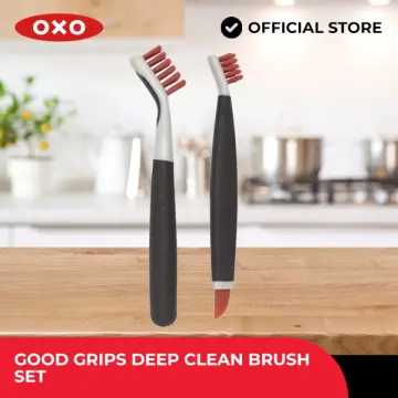 OXO, Good Grips, Deep Clean Brush Set, Nylon Bristles