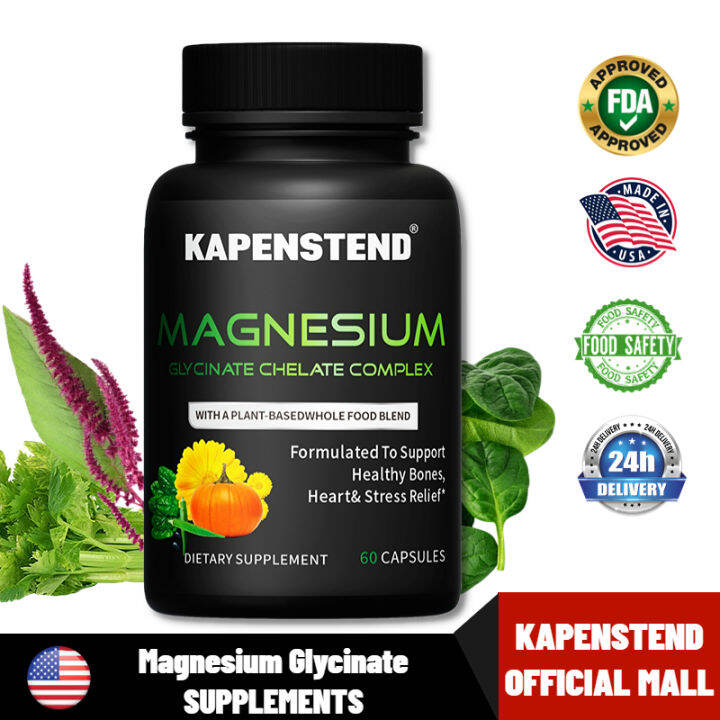 Magnesium Glycinate 680 mg,TimeRelease Absorption, Muscle