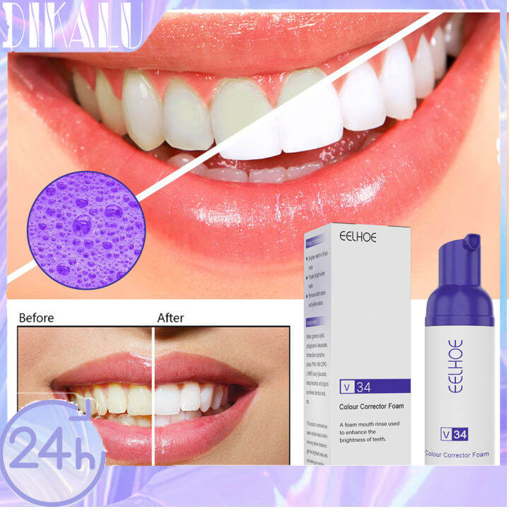 DIKALU Toothpaste Foam Deep Cleaning Stain Removal Yellowish