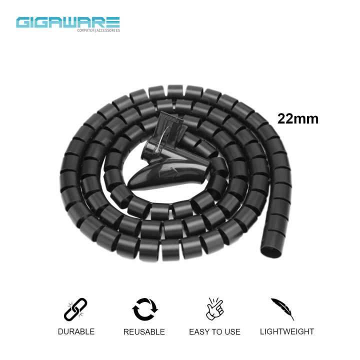 Gigaware Cable Organizer Cable Wire Wrap Organizer Spiral Tube Cable