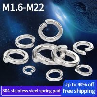 M1.6 M2 M2.5 M3 M4 M5 M6 M8 M10 M27 A2 304 Baja Tahan Karat Split Spring Split Lock Washer Lock Elastis Washer GB93 Gasket Meson