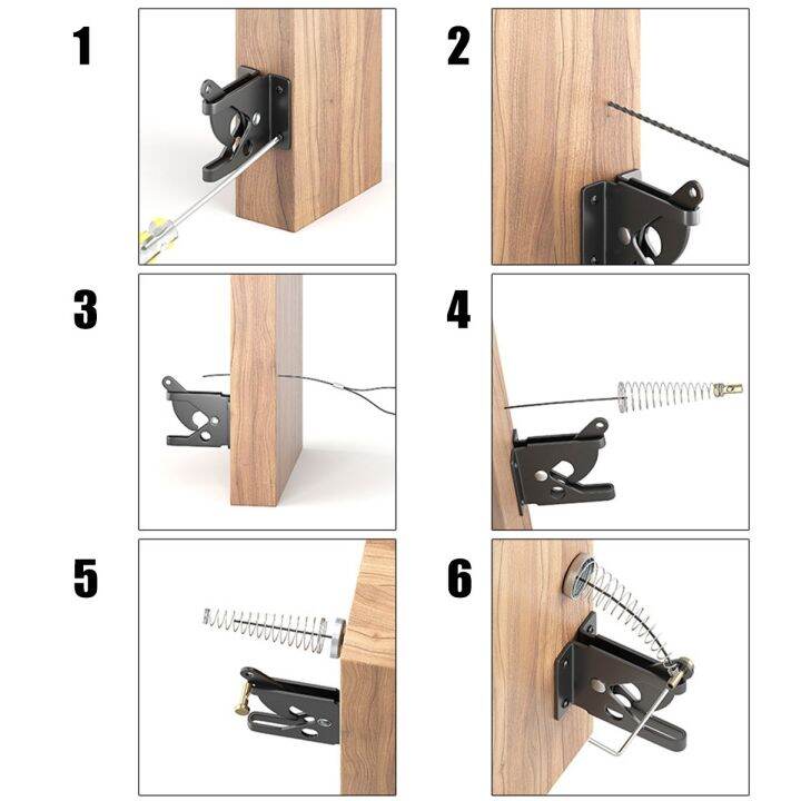 lz-heavy-duty-automatic-gravity-lever-locking-fence-gate-latch-self-locking-gate-latch-carbon-steel-post-mounted-fence-gate-latch