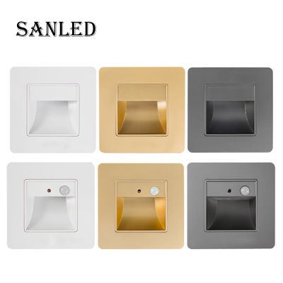 86 type Wall Light Stairs Light LED 2W 3W wall lamps Step Lamp Indoor lighting Stairway Led Corridor Kitchen Foyer Lamp 86