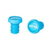 Ztto 2ชิ้นซิลิก้าเจลปลั๊กหัวท้ายจักรยานบนถนน Mtb อุปกรณ์แฮนเดิลบาร์ที่จับสีสันสดใสปลั๊กเสียบมือจับส่วนปลาย