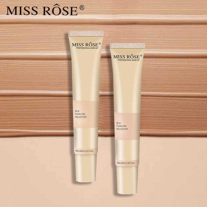 miss-rose-ความชุ่มชื้นธรรมชาติคอนซีลเลอร์สีอ่อนรองพื้นทนทานเครื่องสำอางกันน้ำกันเหงื่อครีมรองพื้นแต่งหน้าหน้า