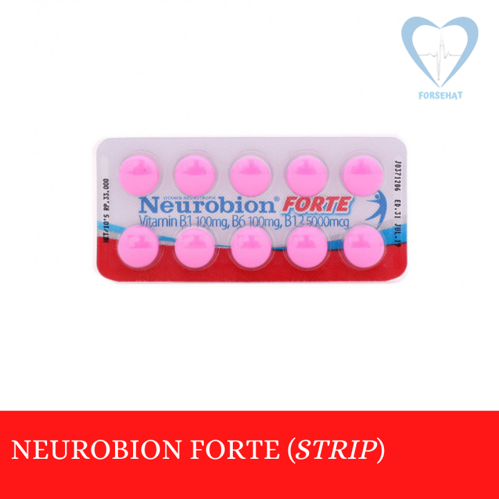 NEUROBION FORTE LEMBARAN OBAT DEFISIENSI VITAMIN B1,B6,B12 | Lazada ...