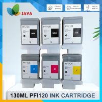 PFI 120 PFI120 Refillable Ink Cartridges Compatible For Canon Printer With Chips &amp; Ink TM200 TM205 TM300 TM305 200 205 300 305