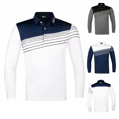 Titleist Honma PXG1 ANEW Amazingcre UTAA FootJoy TaylorMade1☫  golf clothes golf mens ball clothing outdoor leisure sports long-sleeved POLO shirt T-shirt