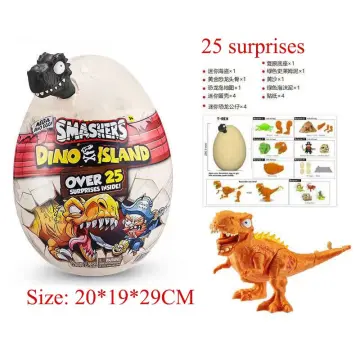  Smashers Dino Ice Age Raptor Series 3 by ZURU Surprise Egg with  Over 25 Surprises! - Slime, Dinosaur Toy, Collectibles, Toys for Boys and  Kids (Raptor) , Blue : Toys & Games