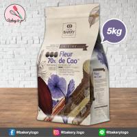 Bakery to Go ช็อคโกแลต Cacao Barry Fleur de Cao 70 % ขนาด 5kg *จัดส่งฟรี!!! โดยรถเย็น*