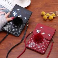 【ACD】   Multi-Functional Touchable Cell Phone Pocket Card Purse Crossbody Shoulder Bags Daily Pouch Handbags Hasp Wallets For Girl