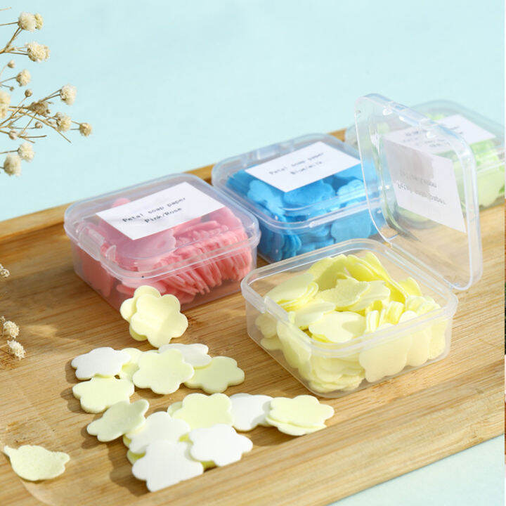 80pcs-box-petal-disposable-flower-scented-hand-handwashing-slice-mini-soap-bath-paper