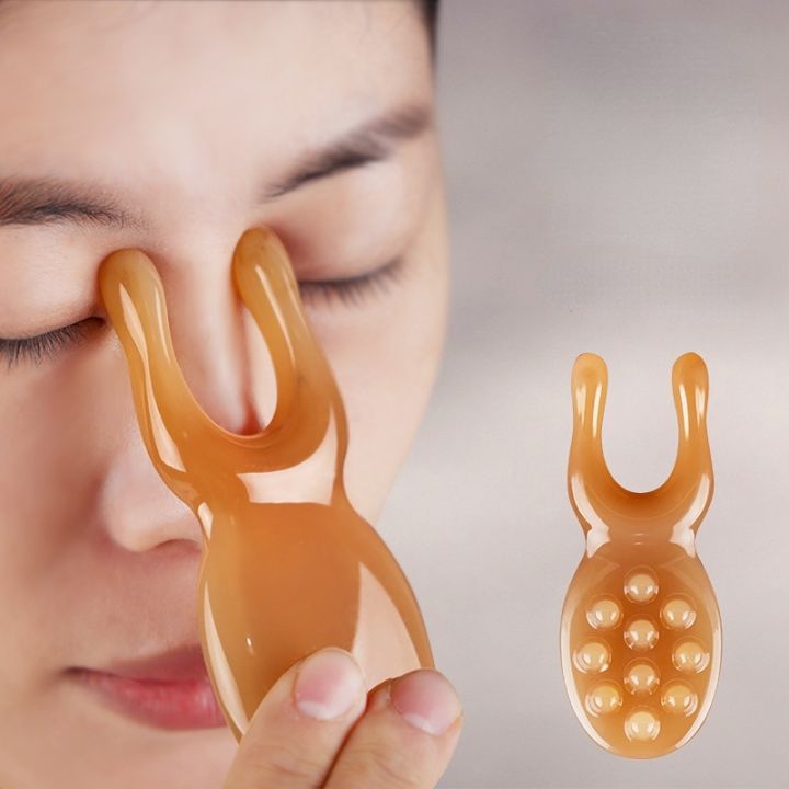 resin-face-lifting-guasha-scraping-massage-facial-tools-massage-plate-reduce-puffiness-nose-lifting-nose-massager