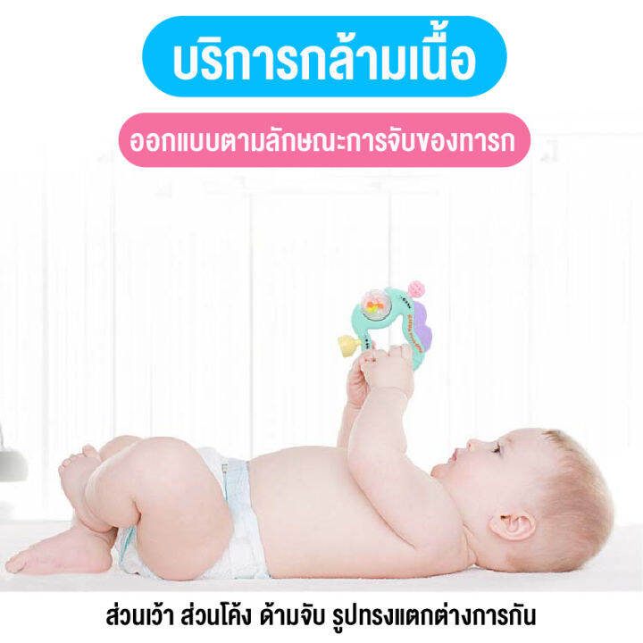 linpure-ของเล่นเขย่ามือ-ของเล่นเสริมพัฒนาการเด็กๆ-ของเล่นเด็กเล็ก-ชุดเขย่ามือเด็ก-ยางกัดเด็ก-มีไห้เลือกสองแบบ-พร้อมส่ง