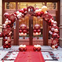 [COD] Outdoor rural decoration wedding supplies bracket hotel entrance layout balloon arch