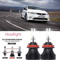 หลอดไฟหน้ารถยนต์ LED LAI 40w 6000k สีขาว สําหรับ Honda Civic 2001-2002 2003