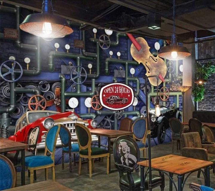 custom-wallpaper-3d-mural-retro-classic-car-gear-restaurant-bar-tooling-wall-living-room-cafe-wall-paper-home-decor-3d-wallpaper