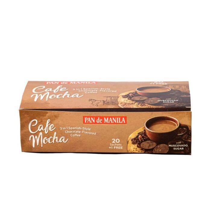 Pan De Manila Coffee Boxes (Cafe con Leche, Cafe Mocha, Chocolate con