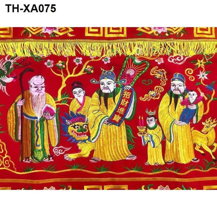 table-is-embroidery-and-lu-shou-temple-surrounded-the-whole-three-dimensional-longfeng-festival-home-bye-complete-set