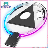 BLUEKAKA ขาตั้งไฟ LED ฐาน RGB ปรับได้,อุปกรณ์เสริมสำหรับเล่นเกมคอนโซลบาร์แสงแนวตั้งแนวนอนสำหรับเล่นเกม PS5