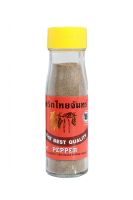 พริกไทยป่นดำขวดใหญ่เรือ  เครื่องเทศ 100 % Black Pepper Powder 100 g