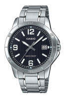 Casio Standard นาฬิกาข้อมือผู้หญิง สายสแตนเลส รุ่น MTP-V004,MTP-V004D,MTP-V004D-1B2 (CMG) - สีเงิน