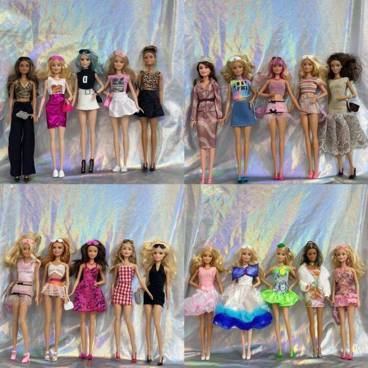 2023-การเชื่อมโยง-2-สินค้าจำนวนมากของ-mat-barbie-มีข้อบกพร่องเล็กน้อย-30cm-ตุ๊กตาบาร์บี้กับเสื้อผ้าอุปกรณ์เสริมสาวเล่นบ้านของเล่น