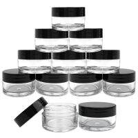 20 Gram JarCosmetic Sample Empty ContainerRound PotScrew Cap Lid Tiny Bottlefor Make UpEye ShadowNailsPowderPaint20 Pk