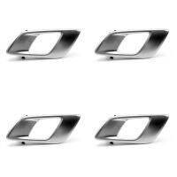 4X Left Car Interior Door Inner Handle for Ranger 2012-2021 Everest 2015-2021 BT50 2012-2019 Silver Grey