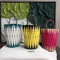 2023 new IM Matte Color Match Hand Bag Round Bag