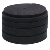 New Diy Cloth Accessories 100 Cotton Black Herringbone Tape Package Cotton Ribbon 10MM 12MM 15MM 20MM 25MM 30MM 40MM 50MM