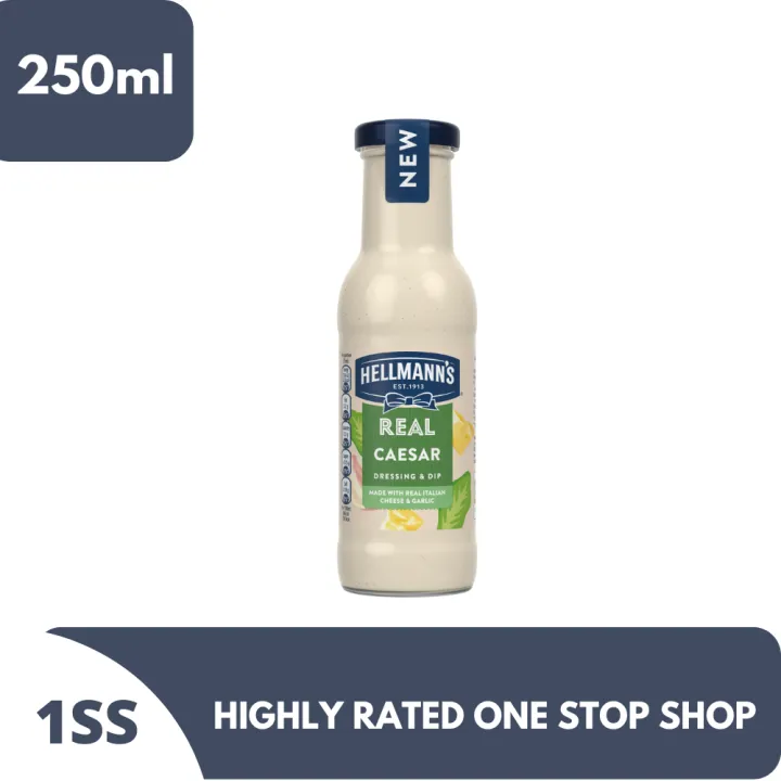 Hellmann's Real Caesar Dressing & Dip 250ml Lazada PH