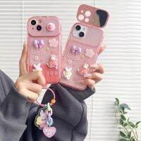（Bar watchband）เคสโทรศัพท์ซิลิโคนนิ่มกระจกเครื่องสำอาง,2023ญี่ปุ่นสำหรับ iPhone 14 13 12 11 Pro Max XR กรอบด้านหลังจี้