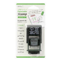 MIDORI Paintable Stamp Message English / ตัวปั๊มแบบมีหมึกในตัว ลายข้อความภาษาอังกฤษ แบรนด์ MIDORI จากประเทศญี่ปุ่น (D35377006)