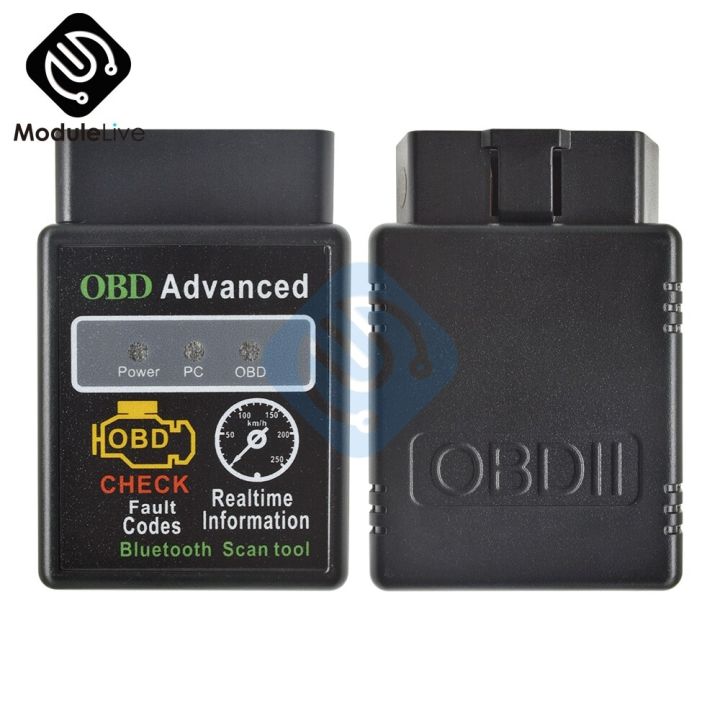 เครื่องสแกนสำหรับแอนด์ดรอยด์รถยนต์บลูทูธ-obd-2-obd-ii-v1-5-elm327อุปกรณ์วินิจฉัยรถเครื่องทดสอบปัญหารถยนต์