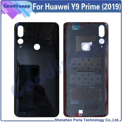 lipika Original Cover For Huawei Y9 Prime (2019) STK-L21 STK-L22 STK-LX3 Back Battery Cover Door Housing Case Rear Cover Replacement
