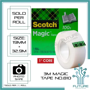 Scotch Magic Tape, 3/4 x 1296 Inches, Boxed, 1 Roll (810) : :  Office Products