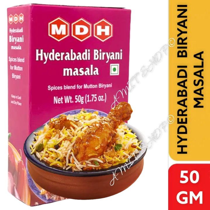 MDH Hyderabadi Biryani Masala 50 Gm Lazada.co.th