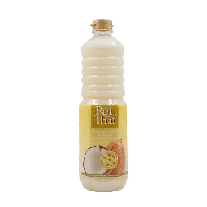 ROI THAI - รอยไทยน้ำมันมะพร้าวสำหรับปรุงอาหาร 1ลิตร / ROI Thai - Thai ...