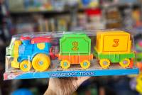 รถไฟของเล่นเด็ก รถไฟ DIY สินค้าคละสี รถของเล่นเด็ก ของเล่นเด็กผู้ชาย***สินค้าพร้อมส่ง