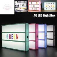 TFHDFHRG ขนาด A6 คริสต์มาส แบตเตอรี่ AA การ์ดจดหมาย การรวม LED ไลท์บ็อกซ์โรงภาพยนตร์ กล่องไฟ กล่องไฟ ไฟกลางคืน