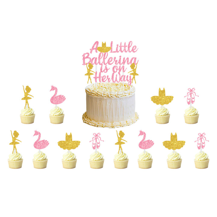 3pcs Dance Girl Cake Topper Dancing Ballerina Figurine For Wedding Baby  Shower Decors Girl Music Birthday Party Decorations | Lazada PH